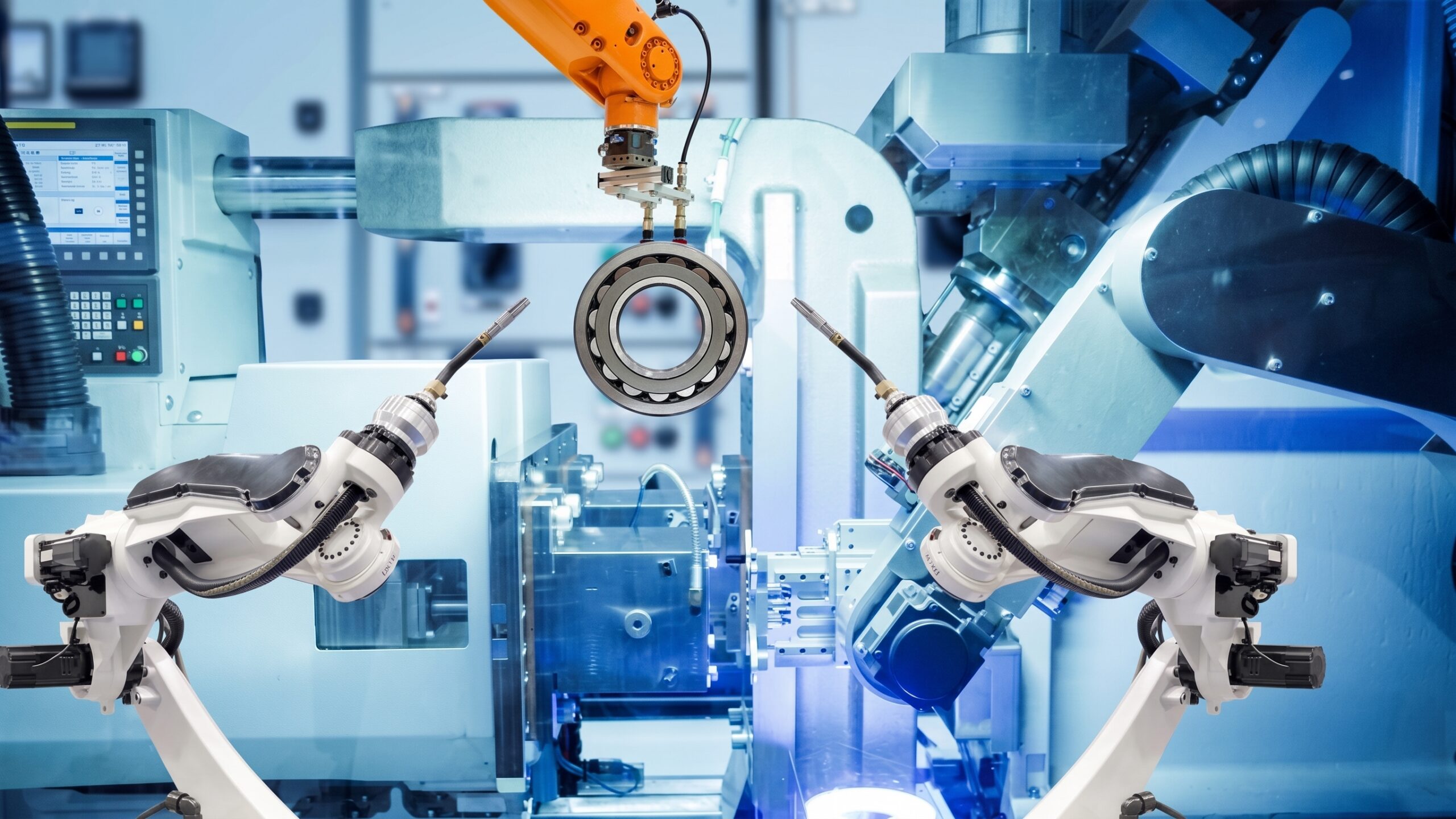 ai in manufacturing robotic equipment supporting automated production